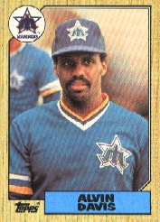 1987 Topps Baseball Cards      235     Alvin Davis